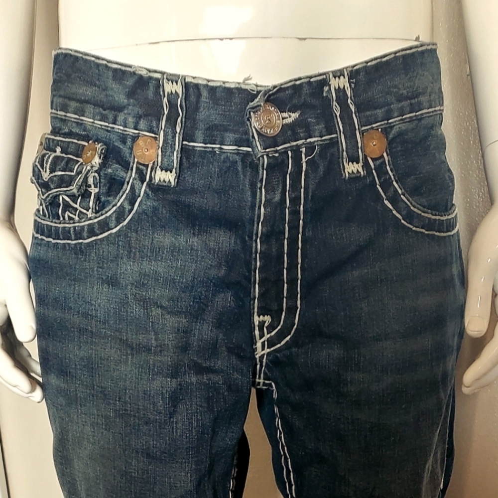 Men's true religion blue jeans 36 ×33